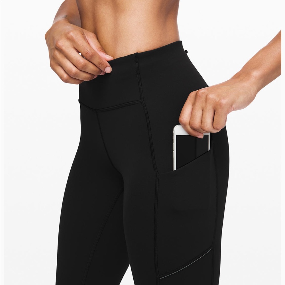 lululemon Speed Up Tight - Black - Size 2